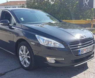 Front view of a rental Peugeot 508 in Bar, Montenegro ✓ Car #533. ✓ Automatic TM ✓ 5 reviews.