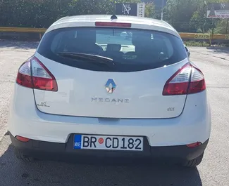 Diesel 1.5L engine of Renault Megane 2014 for rental in Bar.