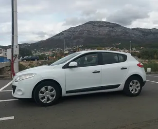 Renault Megane 2013 car hire in Montenegro, featuring ✓ Diesel fuel and 90 horsepower ➤ Starting from 15 EUR per day.