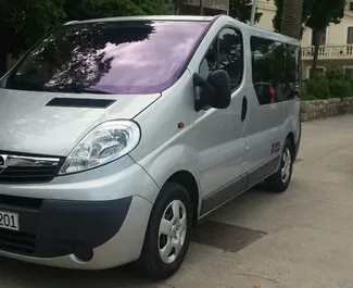 Opel Vivaro 2010 car hire in Montenegro, featuring ✓ Diesel fuel and 145 horsepower ➤ Starting from 45 EUR per day.