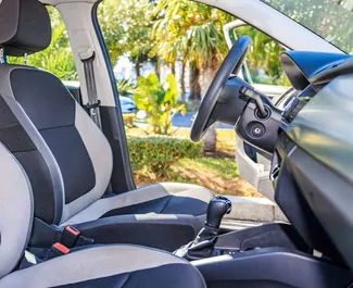 Skoda Fabia 2018 available for rent in Budva, with 300 km/day mileage limit.