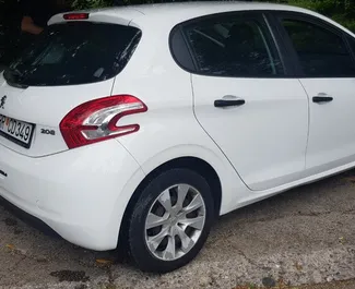 Peugeot 208 2017 car hire in Montenegro, featuring ✓ Diesel fuel and 70 horsepower ➤ Starting from 17 EUR per day.