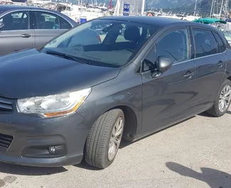 Front view of a rental Citroen C4 in Bar, Montenegro ✓ Car #1355. ✓ Automatic TM ✓ 17 reviews.