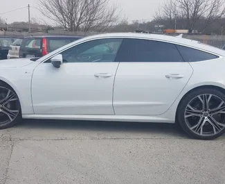 Audi A7 2019 car hire in Montenegro, featuring ✓ Diesel fuel and 286 horsepower ➤ Starting from 193 EUR per day.