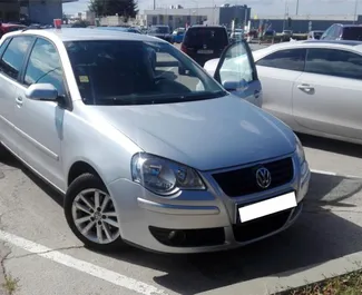 Front view of a rental Volkswagen Polo in Burgas, Bulgaria ✓ Car #1667. ✓ Automatic TM ✓ 1 reviews.