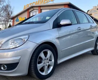 Front view of a rental Mercedes-Benz B-Class in Burgas, Bulgaria ✓ Car #1657. ✓ Manual TM ✓ 0 reviews.
