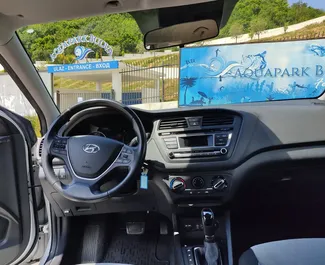 Vermietung Hyundai i20. Wirtschaft, Komfort Fahrzeug zur Miete in Montenegro ✓ Kaution Einzahlung von 150 EUR ✓ Versicherungsoptionen KFZ-HV, VKV Plus, VKV Komplett, Ausland.