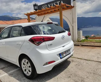 Mietwagen Hyundai i20 2018 in Montenegro, mit Benzin-Kraftstoff und 74 PS ➤ Ab 39 EUR pro Tag.
