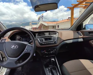 Vermietung Hyundai i20. Wirtschaft, Komfort Fahrzeug zur Miete in Montenegro ✓ Kaution Einzahlung von 150 EUR ✓ Versicherungsoptionen KFZ-HV, VKV Plus, VKV Komplett, Ausland.