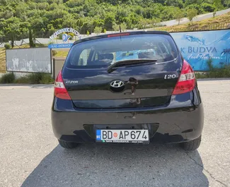 Vermietung Hyundai i20. Wirtschaft, Komfort Fahrzeug zur Miete in Montenegro ✓ Kaution Einzahlung von 100 EUR ✓ Versicherungsoptionen KFZ-HV, VKV Plus, VKV Komplett, Ausland.