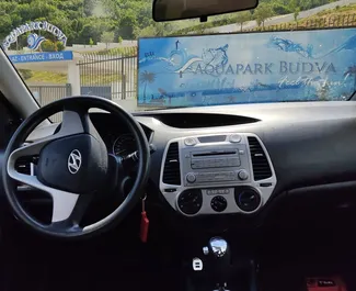 Mietwagen Hyundai i20 2011 in Montenegro, mit Benzin-Kraftstoff und 74 PS ➤ Ab 31 EUR pro Tag.