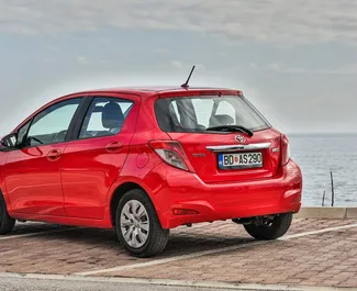 Toyota Yaris 2013 car hire in Montenegro, featuring ✓ Petrol fuel and 80 horsepower ➤ Starting from 21 EUR per day.