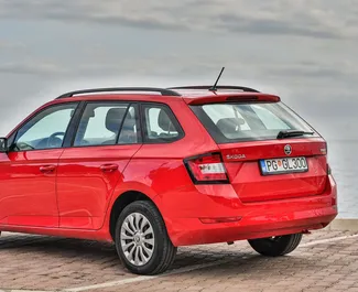 Skoda Fabia Combi 2019 car hire in Montenegro, featuring ✓ Petrol fuel and 110 horsepower ➤ Starting from 27 EUR per day.