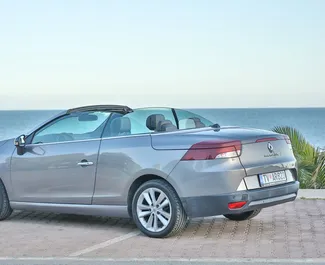 Diesel 1.5L engine of Renault Megane Cabrio 2012 for rental in Budva.