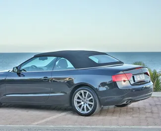 Audi A5 Cabrio 2016 car hire in Montenegro, featuring ✓ Diesel fuel and 180 horsepower ➤ Starting from 75 EUR per day.
