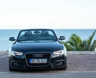 Diesel 2.0L engine of Audi A5 Cabrio 2016 for rental in Budva.
