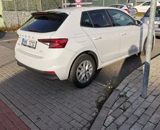 Skoda Fabia 2022 available for rent in Prague, with 200 km/day mileage limit.