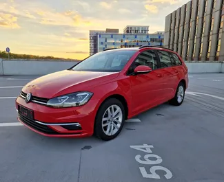 Volkswagen Golf Variant 2019 car hire in Czechia, featuring ✓ Diesel fuel and 116 horsepower ➤ Starting from 42 EUR per day.