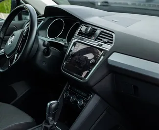 Diesel 2.0L engine of Volkswagen Tiguan 2019 for rental in Budva.