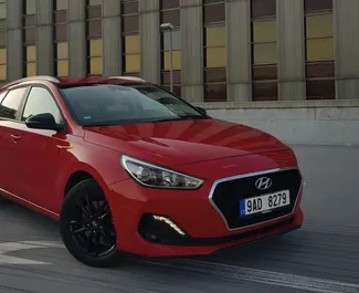 Front view of a rental Hyundai i30 Combi in Prague, Czechia ✓ Car #4178. ✓ Automatic TM ✓ 0 reviews.