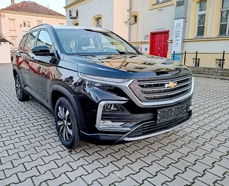 Front view of a rental Chevrolet Captiva in Prague, Czechia ✓ Car #310. ✓ Automatic TM ✓ 0 reviews.