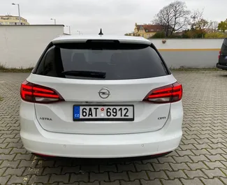 Interior of Opel Astra Sports Tourer for hire in Czechia. A Great 5-seater car with a Automatic transmission.