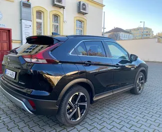 Mitsubishi Eclipse Cross 2022 car hire in Czechia, featuring ✓ Hybrid fuel and 190 horsepower ➤ Starting from 82 EUR per day.