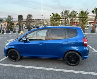 Honda Jazz 2007 car hire in Albania, featuring ✓ Petrol fuel and 93 horsepower ➤ Starting from 17 EUR per day.