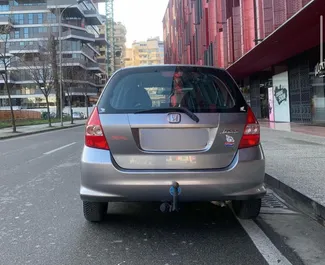 Honda Jazz rental. Economy, Comfort Car for Renting in Albania ✓ Deposit of 100 EUR ✓ TPL, FDW, Abroad insurance options.