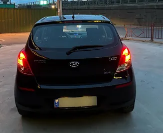 Hyundai i20 rental. Economy, Comfort Car for Renting in Albania ✓ Deposit of 100 EUR ✓ TPL, FDW, Abroad insurance options.