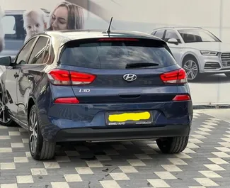 Prenájom auta Hyundai i30 2019 v v Albánsku, s vlastnosťami ✓ palivo Diesel a výkon 110 koní ➤ Od 30 EUR za deň.