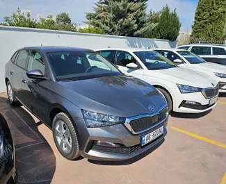 Орендуйте Skoda Scala 2024 в Албанії. Паливо: Бензин. Потужність:  к.с. ➤ Вартість від 41 EUR за добу.