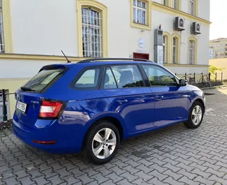 Skoda Fabia Combi 2020 car hire in Czechia, featuring ✓ Petrol fuel and 105 horsepower ➤ Starting from 34 EUR per day.