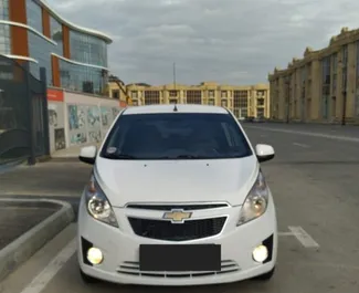 Vooraanzicht van een huurauto Chevrolet Spark in Bakoe, Azerbeidzjan ✓ Auto #11777. ✓ Transmissie Automatisch TM ✓ 1 beoordelingen.