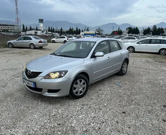 Mazda 3 2009 car hire in Albania, featuring ✓ Petrol fuel and 100 horsepower ➤ Starting from 16 EUR per day.