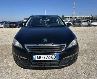 Priekinė automobilio, kurį nuomojate Peugeot 308 SW Tiranos oro uoste, Albanija vaizdas ✓ Automobilis #13163. ✓ Pavarų dėžė Rankinis TM ✓ Atsiliepimai 1.
