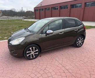 Citroen C3 2014 car hire in Montenegro, featuring ✓ Diesel fuel and 80 horsepower ➤ Starting from 26 EUR per day.