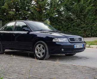 Front view of a rental Audi A4 in Durres, Albania ✓ Car #13666. ✓ Manual TM ✓ 3 reviews.