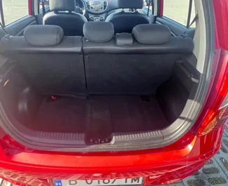 Hyundai i10 2015 car hire in Bulgaria, featuring ✓ Petrol fuel and 75 horsepower ➤ Starting from 12 EUR per day.