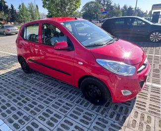 Hyundai i10 2015 available for rent in Burgas, with 200 km/day mileage limit.
