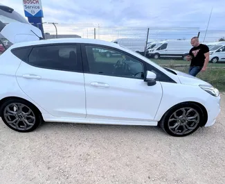 Ford Fiesta 2024 car hire in Bulgaria, featuring ✓ Petrol fuel and 121 horsepower ➤ Starting from 14 EUR per day.