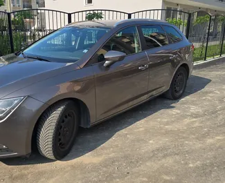 SEAT Leon ST rental. Comfort Car for Renting in Bulgaria ✓ Deposit of 100 EUR ✓ TPL, CDW, SCDW, FDW, Theft, Abroad, Young, No Deposit insurance options.