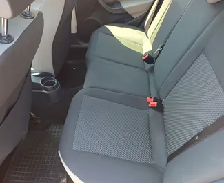 Front view of a rental SEAT Ibiza SW in Burgas, Bulgaria ✓ Car #1669. ✓ Manual TM ✓ 0 reviews.