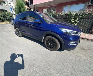 Hyundai Tucson 2017 car hire in Bulgaria, featuring ✓ Diesel fuel and 150 horsepower ➤ Starting from 18 EUR per day.