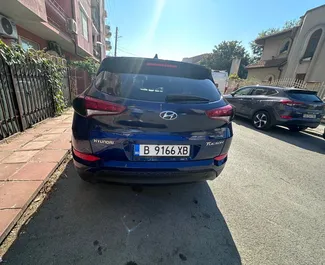 Diesel 1.7L engine of Hyundai Tucson 2017 for rental in Burgas.