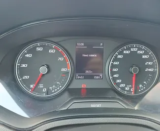 SEAT Ibiza 2023 available for rent in Burgas, with 200 km/day mileage limit.