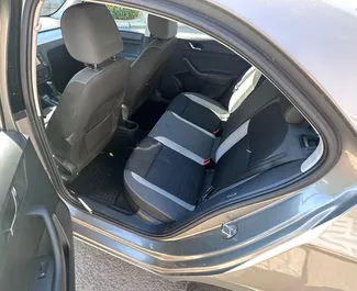 Skoda Rapid rental. Economy, Comfort Car for Renting in Bulgaria ✓ Deposit of 100 EUR ✓ TPL, CDW, SCDW, FDW, Theft, Abroad, Young, No Deposit insurance options.