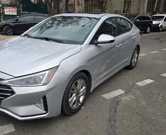 Frontansicht eines Mietwagens Hyundai Elantra in Tiflis, Georgien ✓ Auto Nr.15310. ✓ Automatisch TM ✓ 0 Bewertungen.