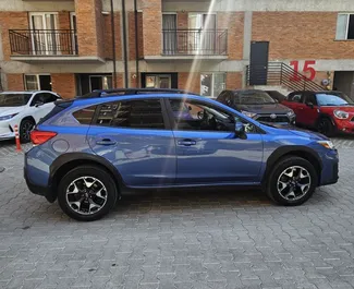 Front view of a rental Subaru Crosstrek in Tbilisi, Georgia ✓ Car #15714. ✓ Automatic TM ✓ 0 reviews.