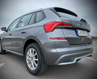 Verhuur Skoda Kamiq. Comfort, Crossover Auto te huur in Slovenië ✓ Borg van Borg van 300 EUR ✓ Verzekeringsmogelijkheden TPL, Passagiers, Buitenland, Jonge.